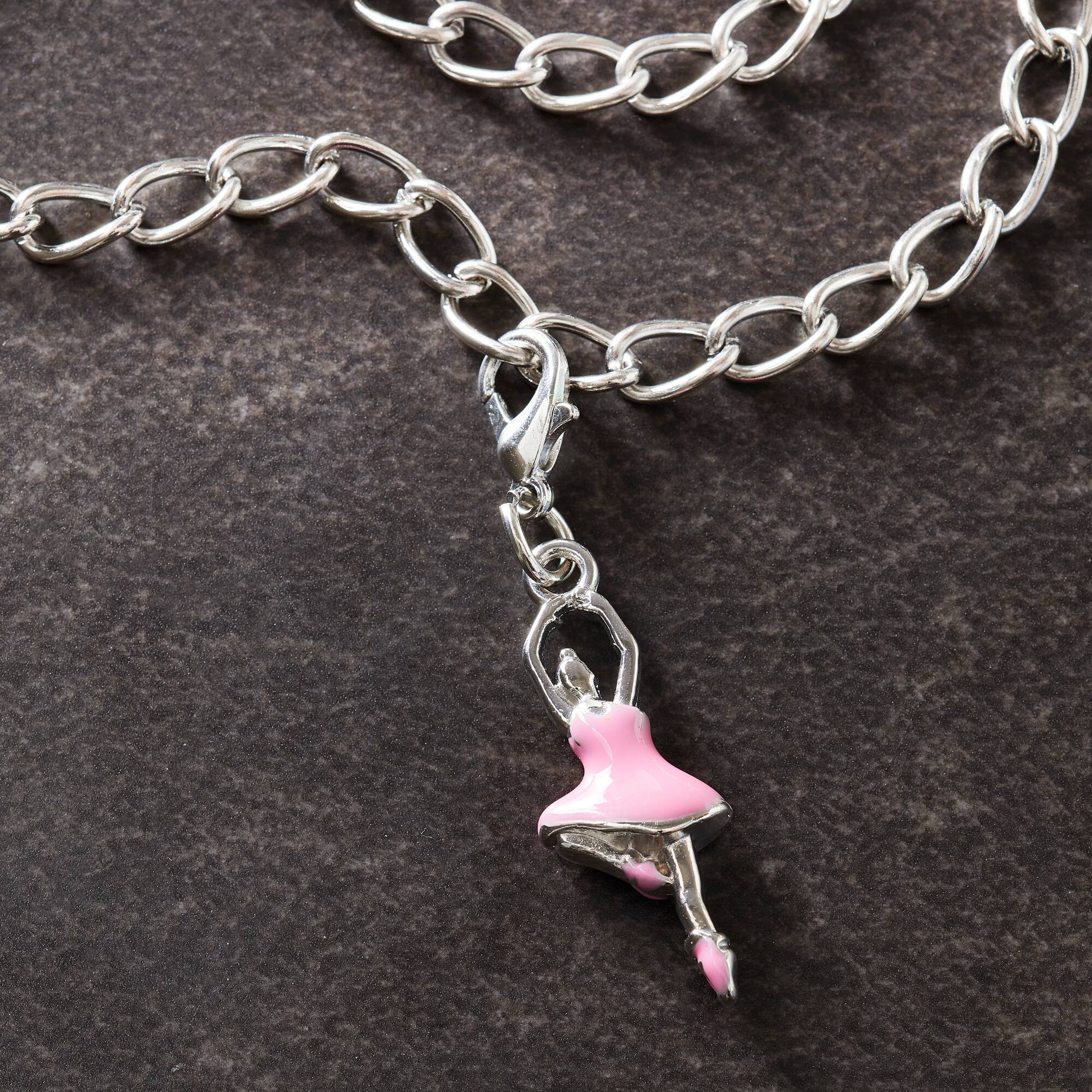 12 Pack: Ballerina Charm by Bead Landing™